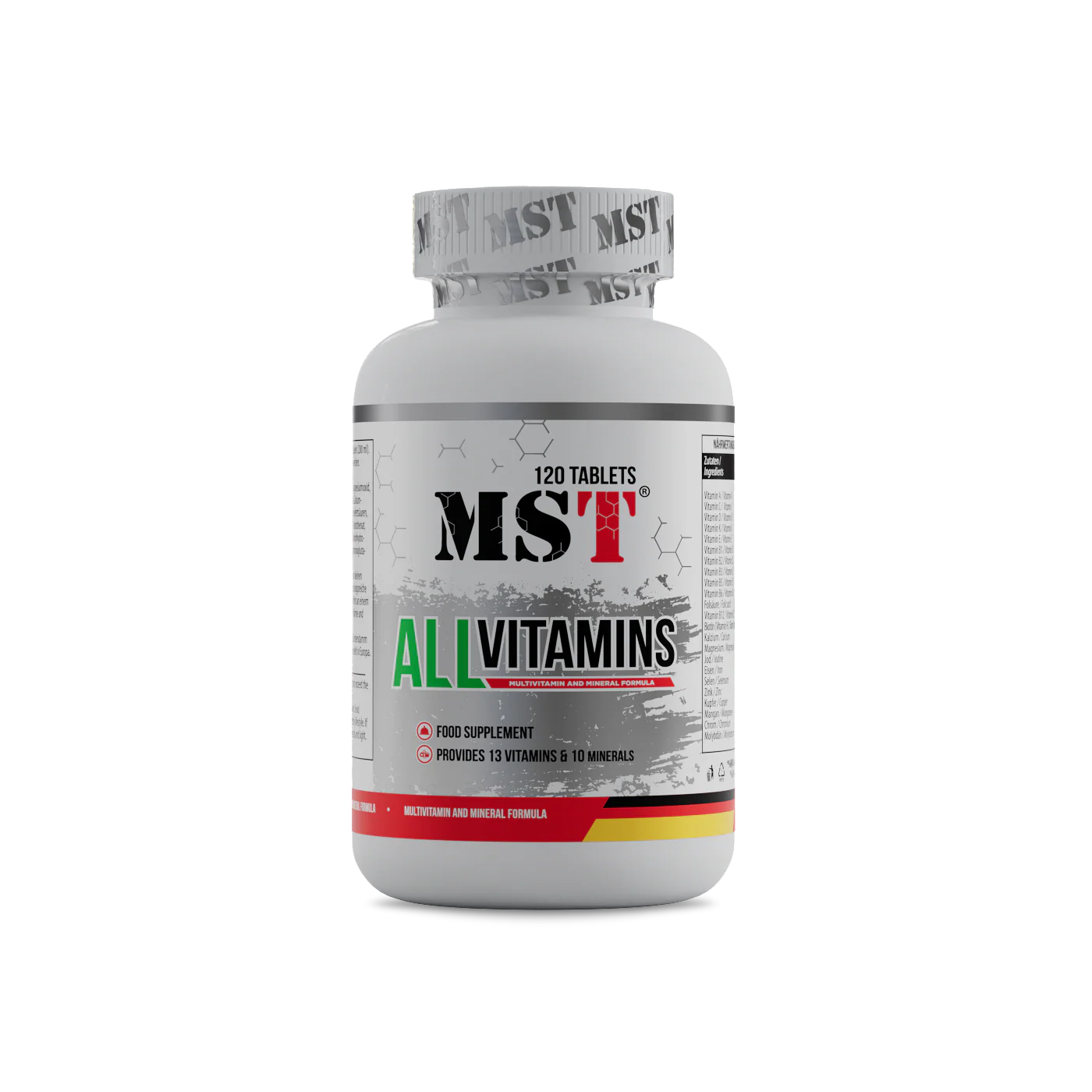MST All Vitamins 120 Tablets