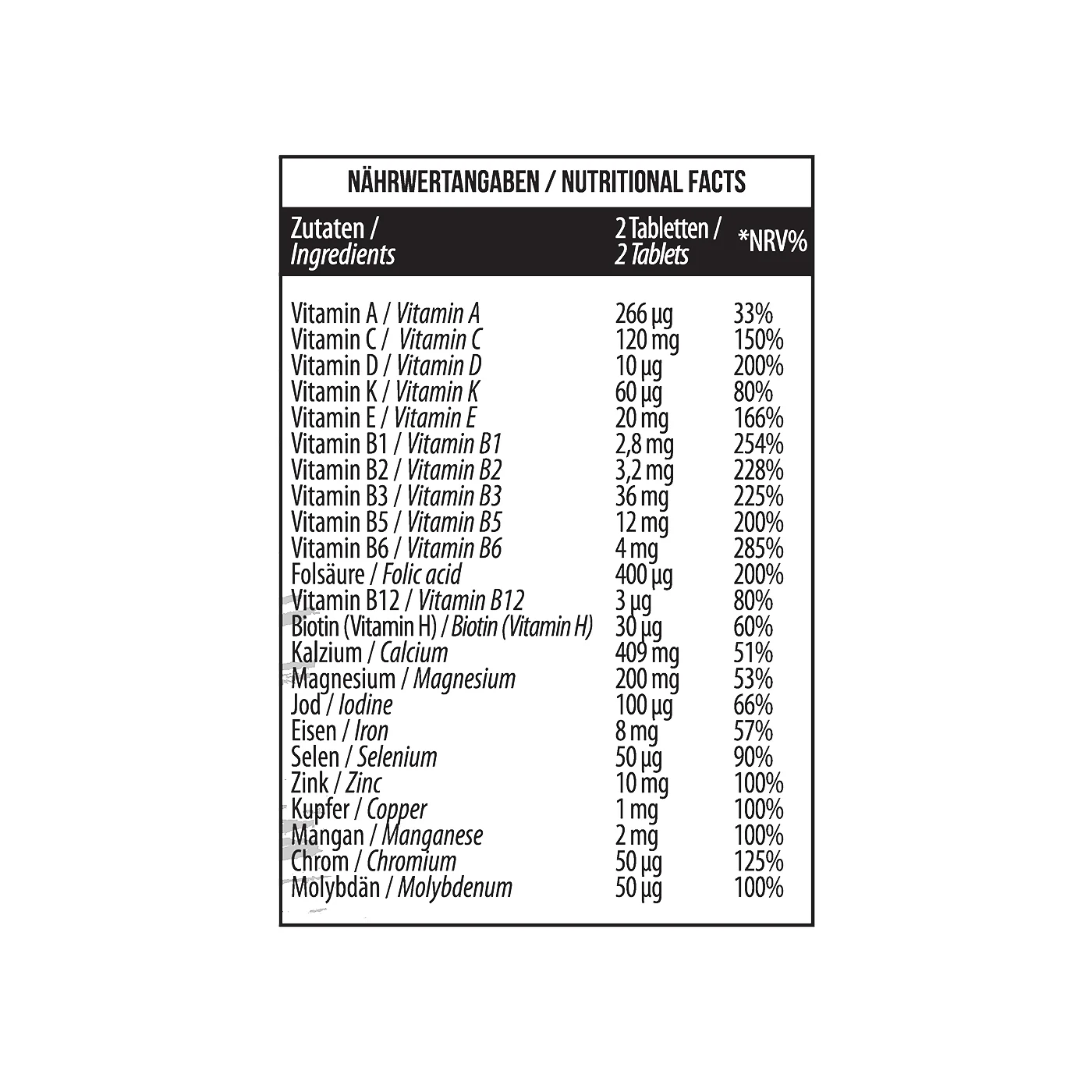 MST All Vitamins 120 Tablets - Image 4