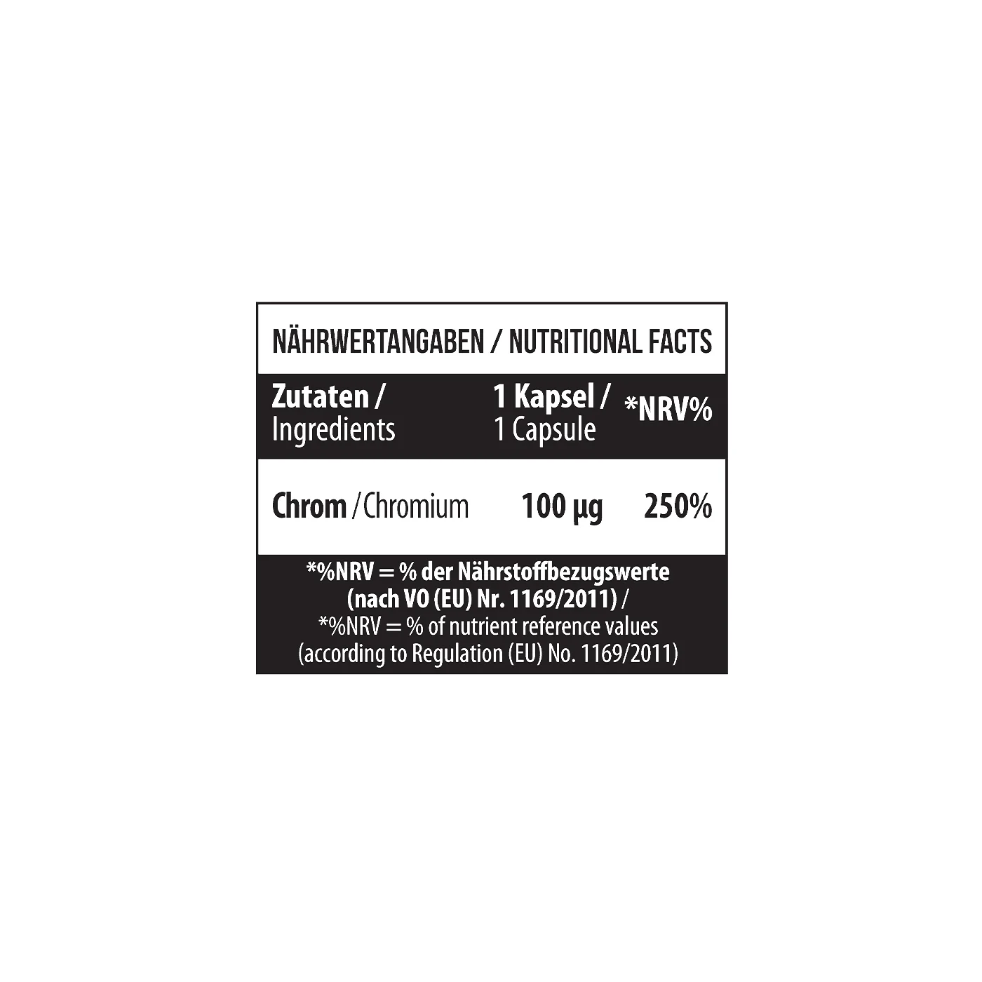 Chromium picolinate 100 Caps - Image 4