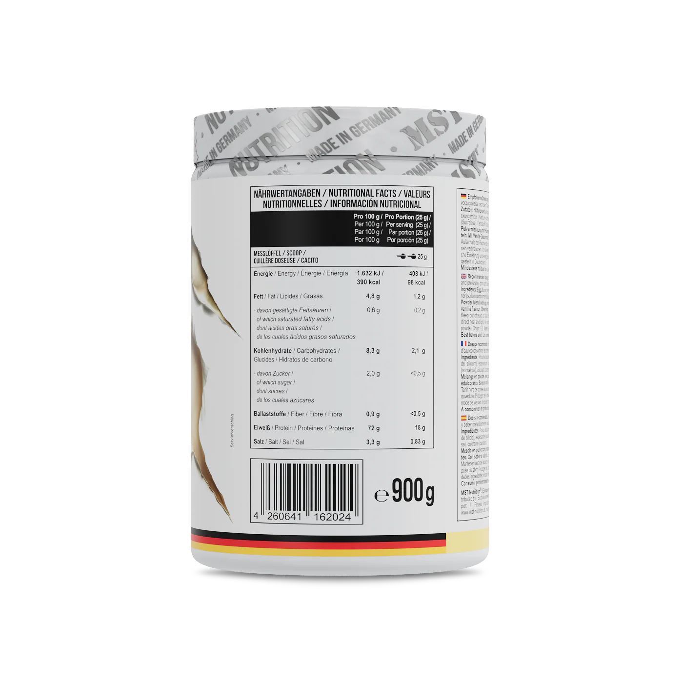 Best Egg Protein 900 g Vanille - Image 2