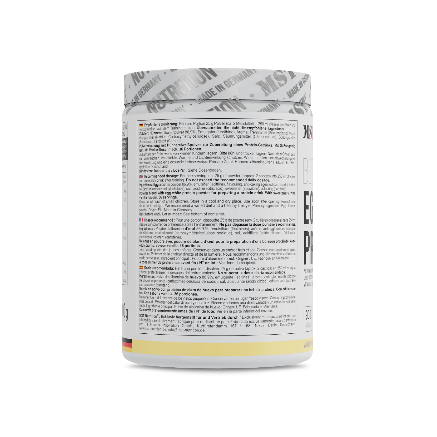 Best Egg Protein 900 g Vanille - Image 3