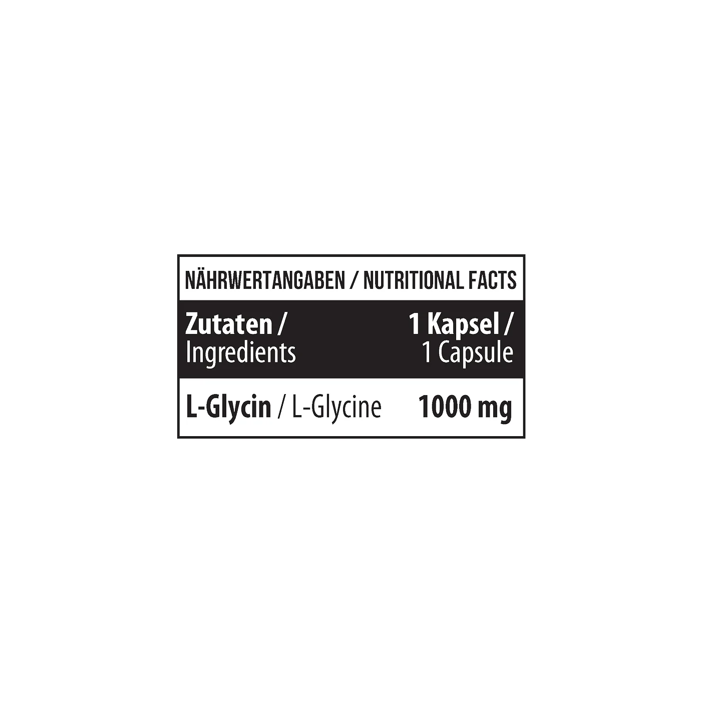 Glycine 1000 mg 60 Kapseln - Image 8