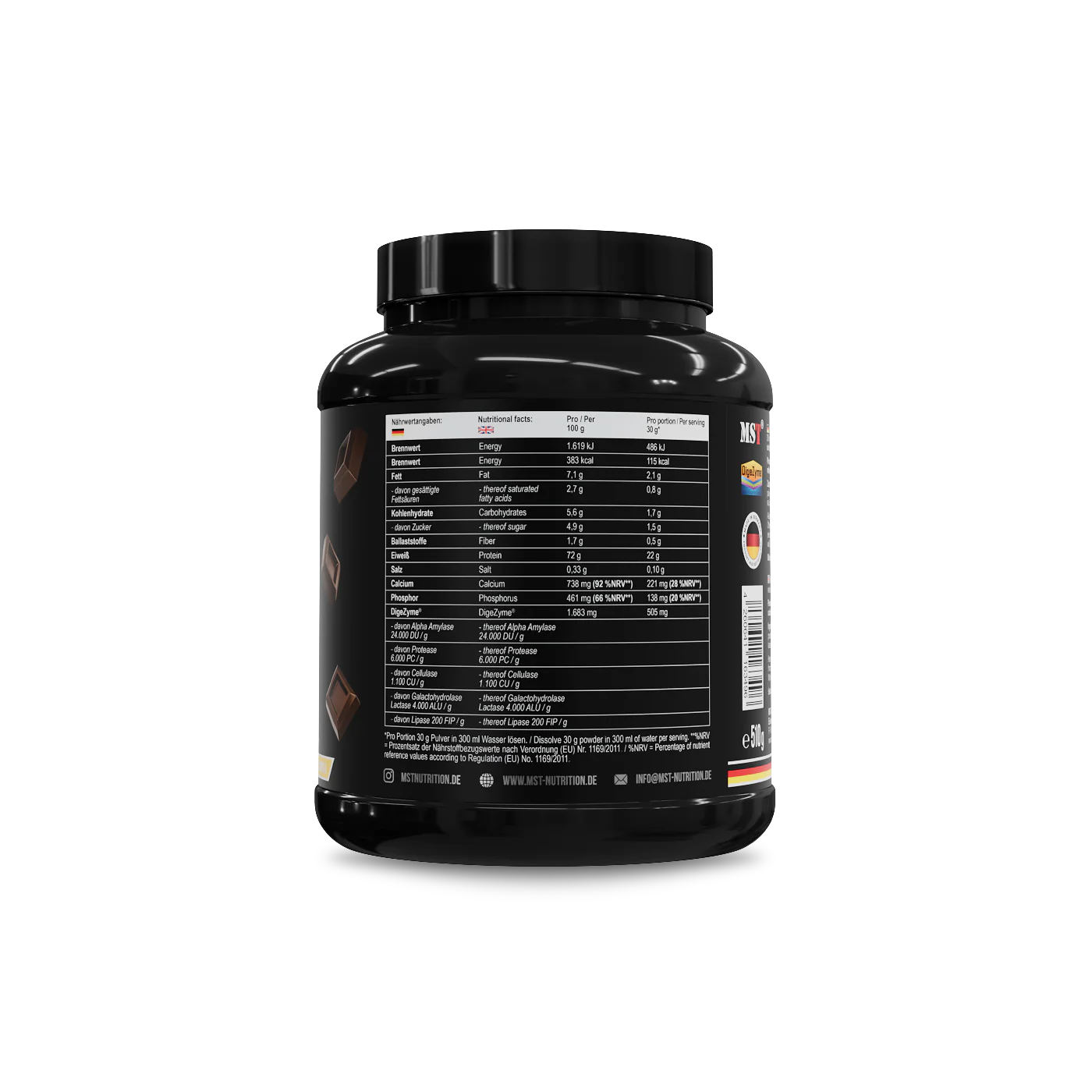 Protein Best Whey + Enzyme 510 g Chocolate - Image 3
