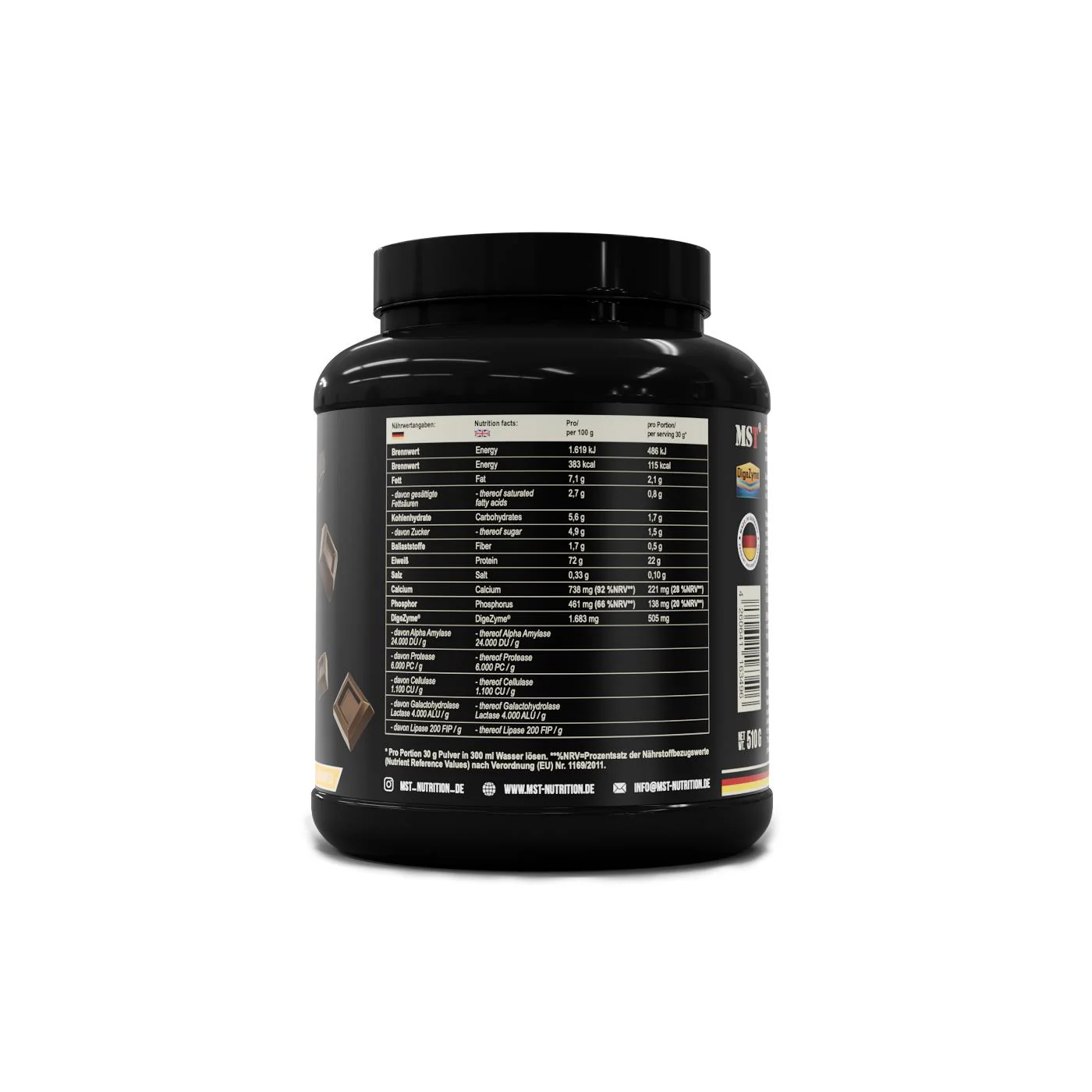 Protein Best Whey + Enzyme 510 g Chocolate - Image 6
