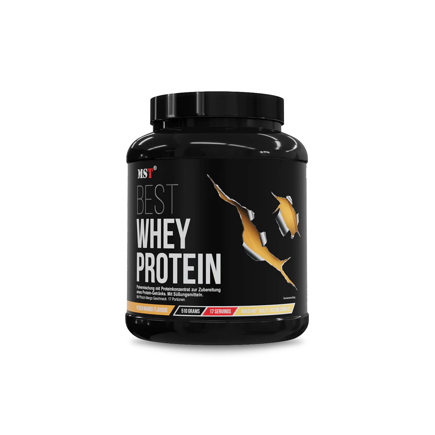 Protein Best Whey + Enzyme 510 g Mango peach - Image 2