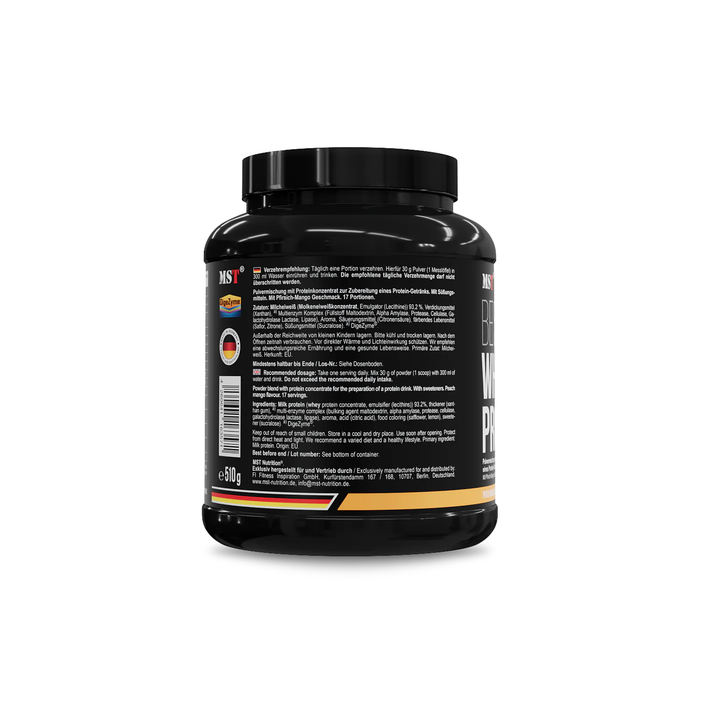 Protein Best Whey + Enzyme 510 g Mango peach - Image 4