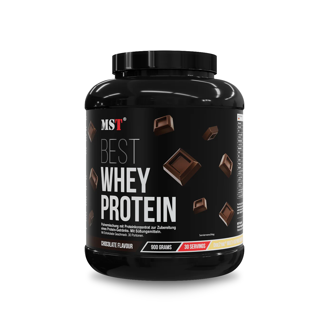 Protein Best Whey + Enzyme 900 g Chocolate - Image 2