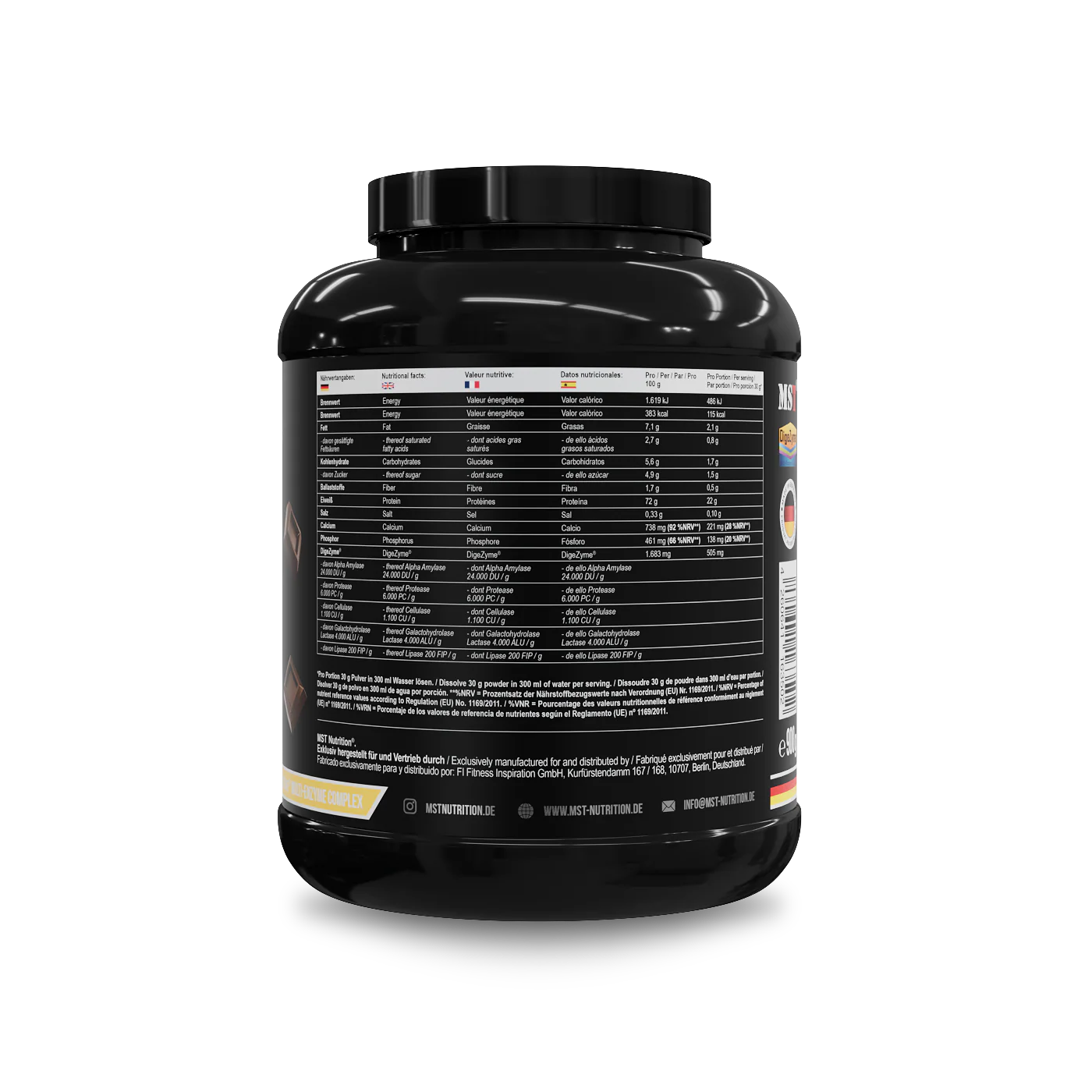 Protein Best Whey + Enzyme 900 g Chocolate - Image 3