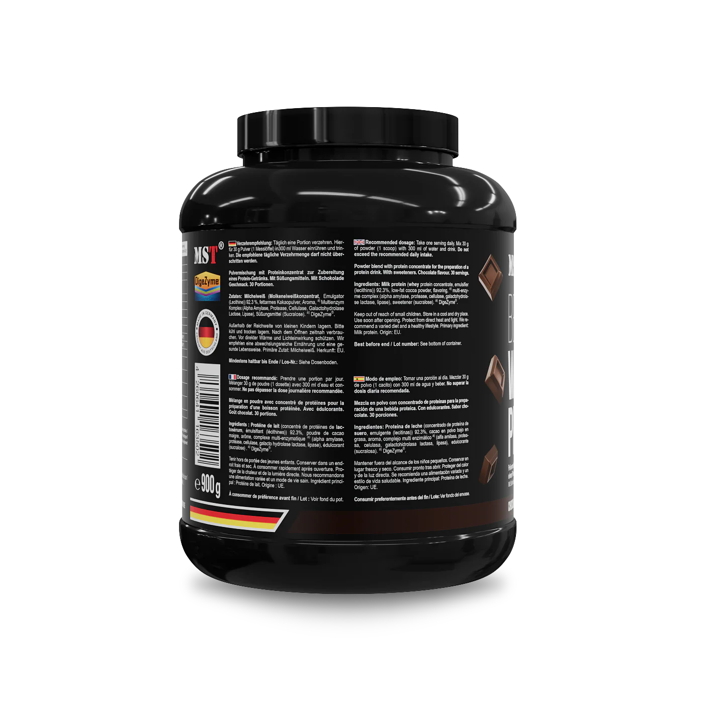 Protein Best Whey + Enzyme 900 g Chocolate - Image 4