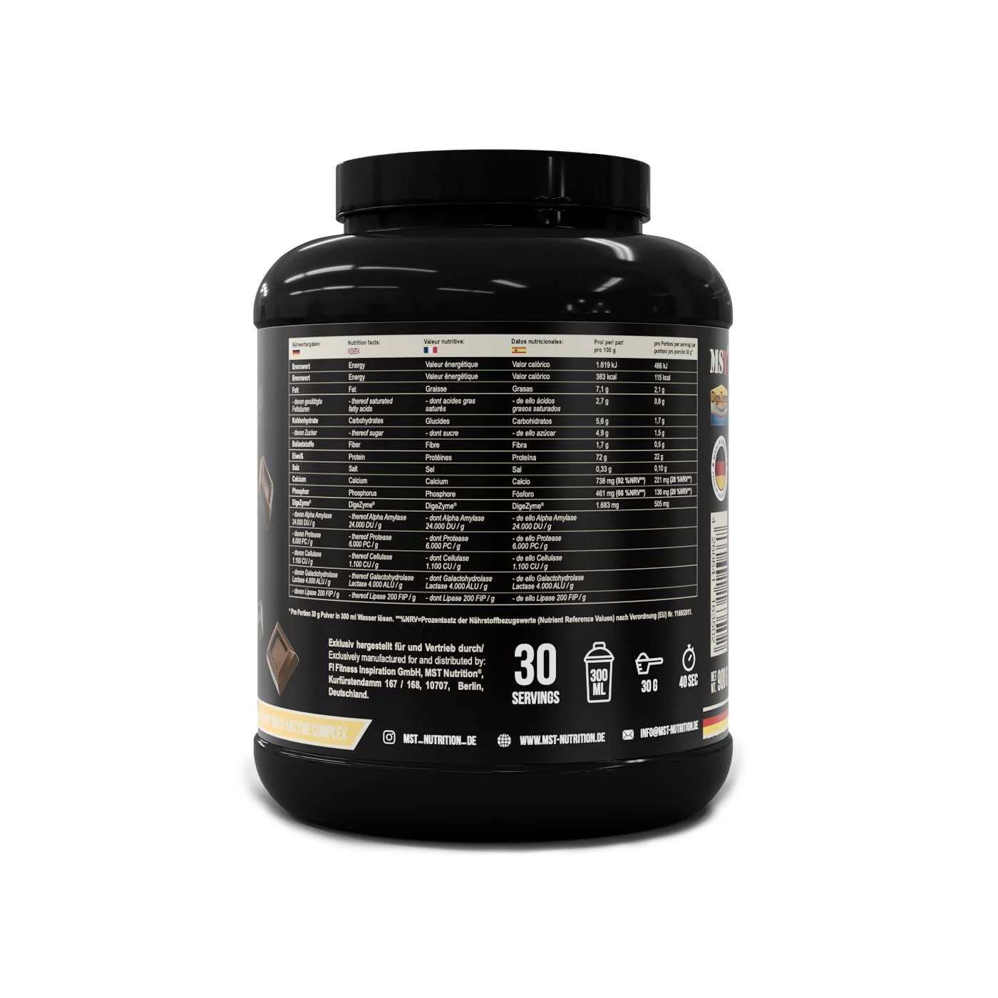 Protein Best Whey + Enzyme 900 g Chocolate - Image 6