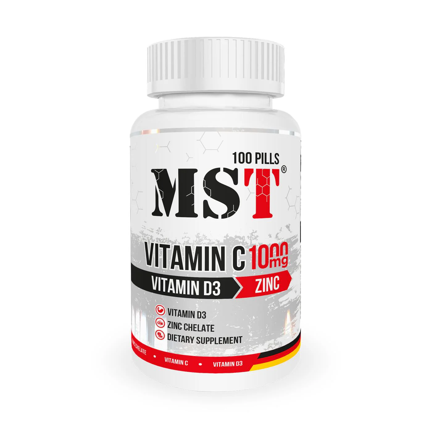 MST Vitamin C 1000 + D3 + Zn 100 pills