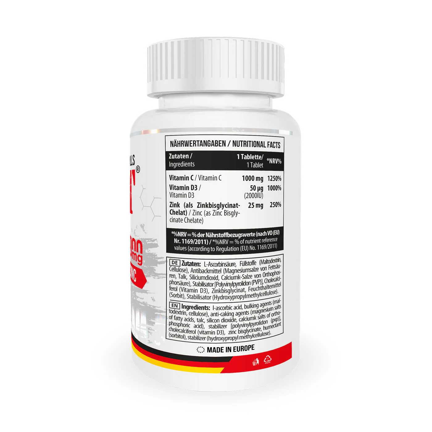 MST Vitamin C 1000 + D3 + Zn 100 pills - Image 2